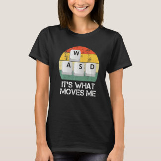 Camiseta WASD PC Gamer - Video Gaming es lo que me mueve po