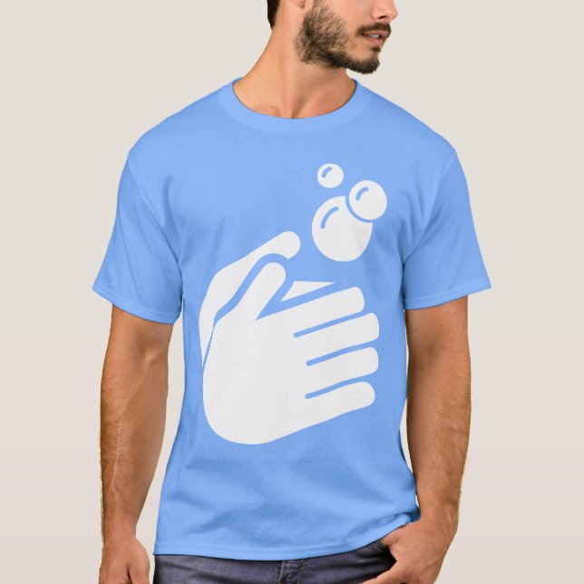 Camiseta Wash Your Hands - Hand Washing Coronavirus & Flu (Anverso)