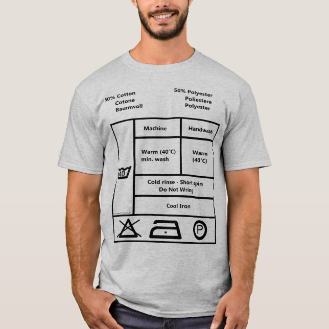 Camiseta Washing label (Anverso)