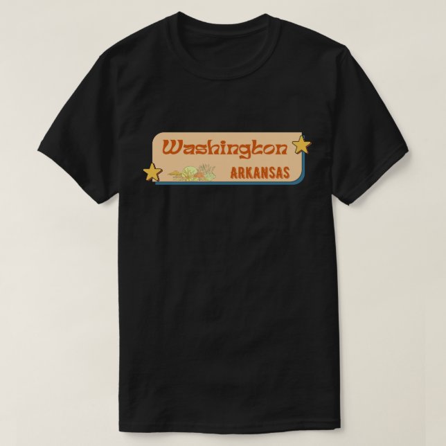 Camiseta Washington, Arkansas  (Diseño del anverso)