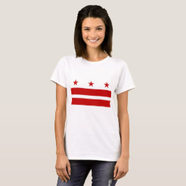 Camiseta Washington, bandera de la C.C.