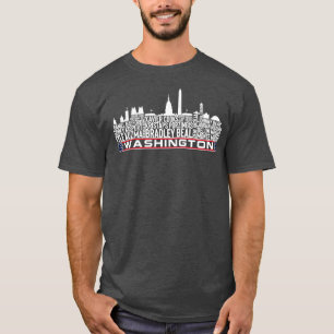 Camiseta Washington Basketball Team 23 Player Roster Washin