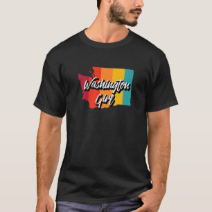 Camiseta Washington Chica Hogar Estado Retro 70 nos estriba