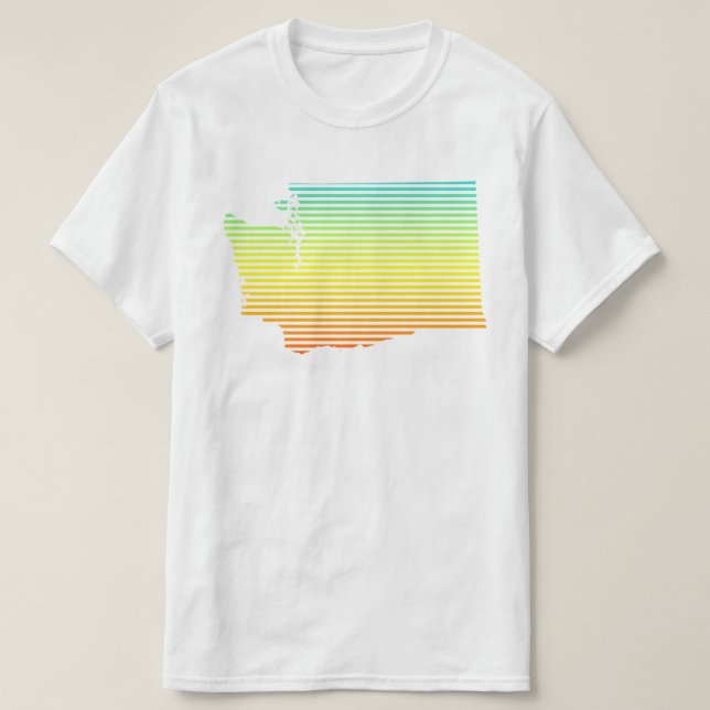 Camiseta washington chill fade (Diseño del anverso)