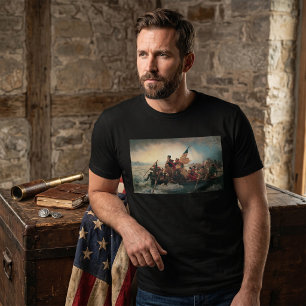 Camiseta Washington cruzando el Delaware de Emanuel Leutze