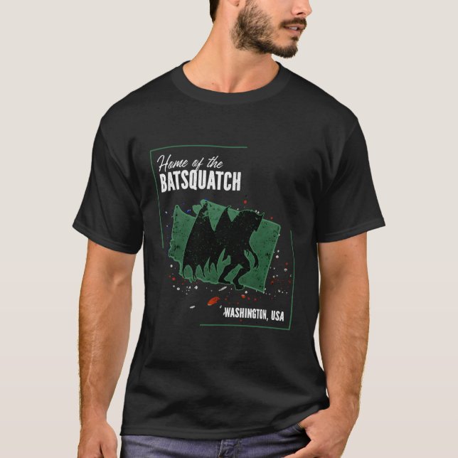 Camiseta Washington Cryptids Home Of The Batsquatch (Anverso)