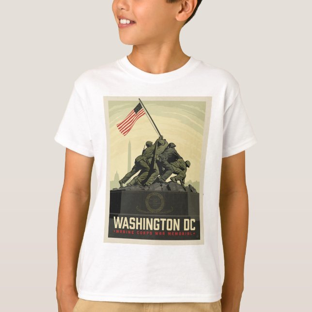 Camiseta Washington D. C. | Monumento a la Guerra del Cuerp (Anverso)