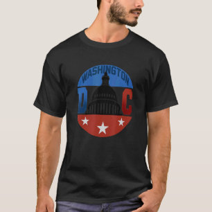 Camiseta Washington Dc Capitol Hill Bandera Estadounidense 