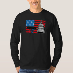 Camiseta Washington Dc Capitol Hill Bandera Estadounidense