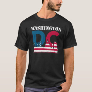 Camiseta Washington Dc Capitol Hill Bandera Estadounidense