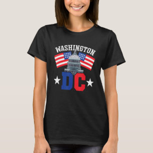 Camiseta Washington Dc Capitol Hill Bandera Estadounidense