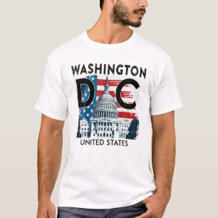 Camiseta Washington DC Capitol Hill USA Souvenirs Gifts Hom