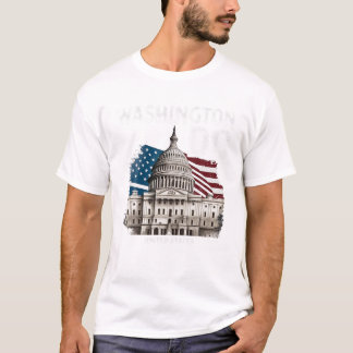 Camiseta Washington DC Capitol Hill USA Souvenirs Gifts Hom