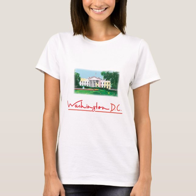 Camiseta Washington DC - Casa Blanca (Anverso)