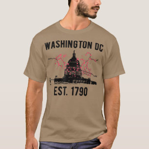 Camiseta Washington DC Cherry Blossom Capitol Hill USA Souv