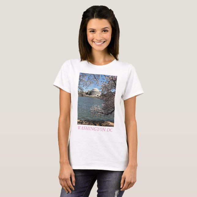 CAMISETA WASHINGTON DC DE LA FLOR DE CEREZO (Anverso completo)