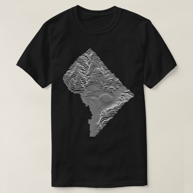 Camiseta Washington, DC División de Elevaciones Desconocida (Diseño del anverso)