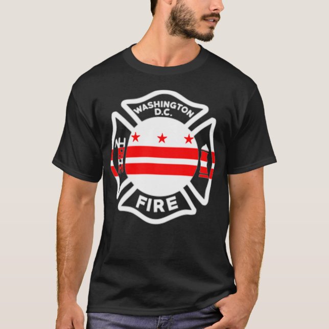 Camiseta Washington DC Fire Department  Firefighters (Anverso)