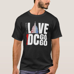 Camiseta Washington DC I Love Go Go Music 13