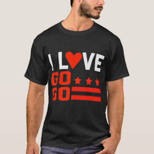 Camiseta Washington DC I Love GoGo Music regalo para niños