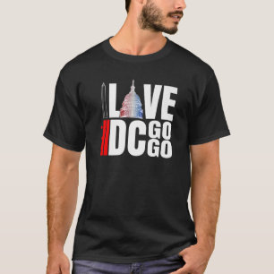 Camiseta Washington DC Me encanta la música Go Go 13