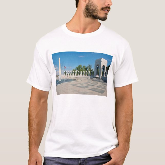 Camiseta Washington, DC, monumento nacional de WWII (Anverso)