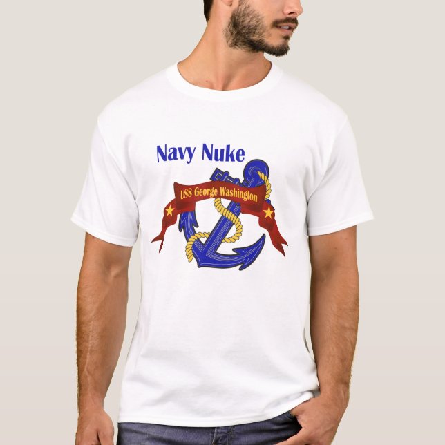 Camiseta ~ Washington del arma nuclear de la marina de (Anverso)