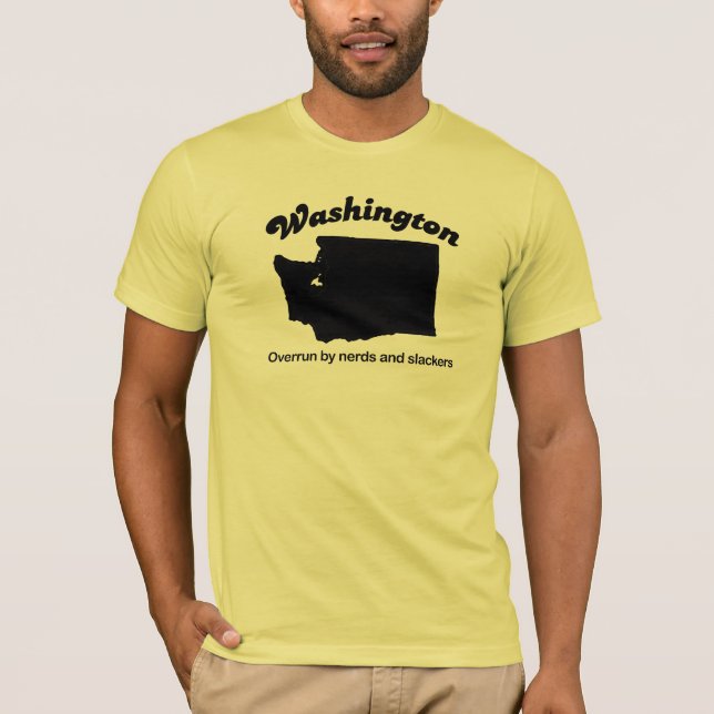 Camiseta Washington - empollones y Slackers (Anverso)