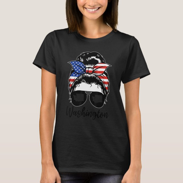Camiseta Washington Estados Unidos 4 (Anverso)