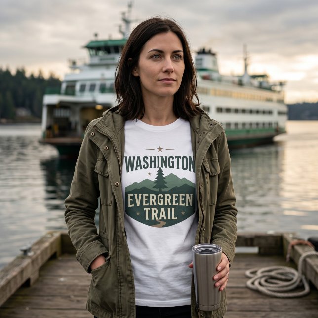 Camiseta Washington Evergreen Trail (Subido por el creador)