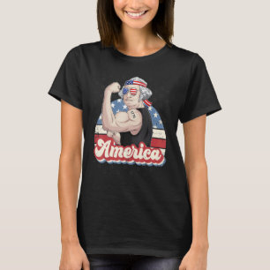 Camiseta Washington George 4 De Julio Bandera Patriótica Es