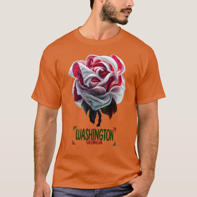 Camiseta Washington Georgia Sobredimensionado (Anverso)