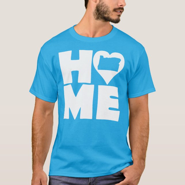Camiseta Washington Home Heart State Tees (Anverso)