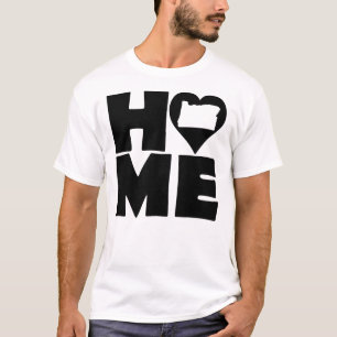 Camiseta Washington Home Heart State Tees