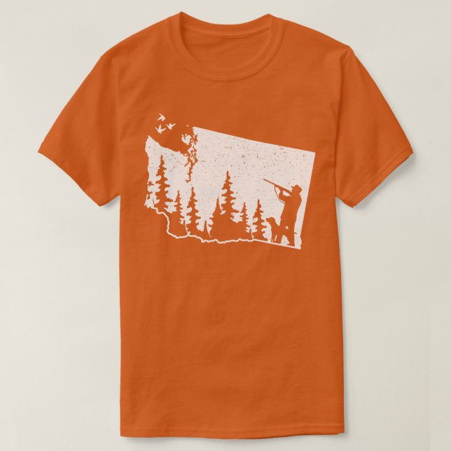 Camiseta Washington Hunting Duck 1 (Diseño del anverso)