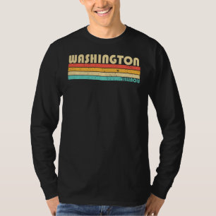 Camiseta Washington Il Illinois Funny City Home Roots Retro