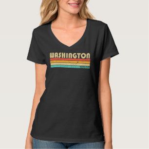 Camiseta Washington Il Illinois Funny City Home Roots Retro