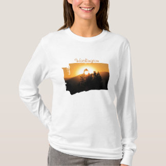 Camiseta Washington, la puesta del sol imperecedera del