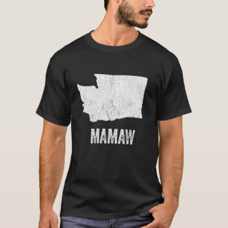 Camiseta Washington Mamaw Washington Silhouette State Coole