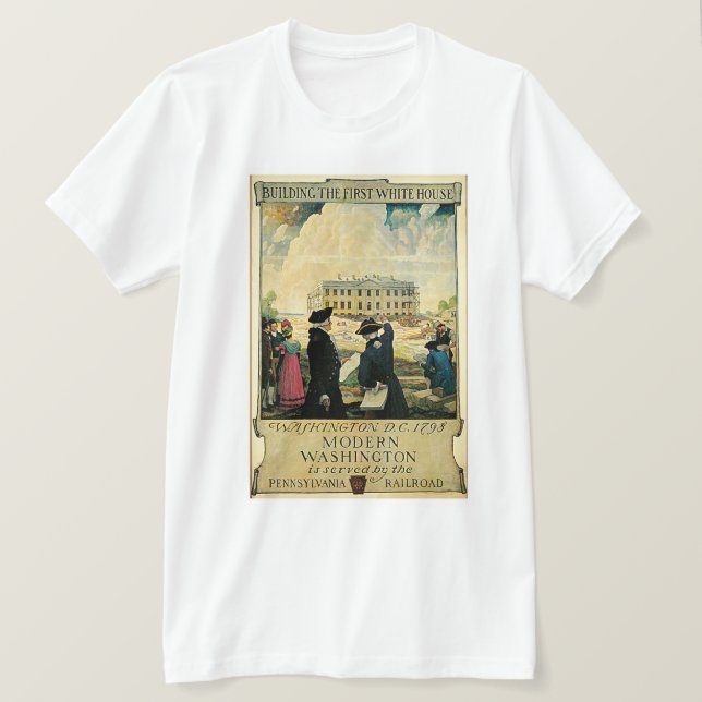 Camiseta Washington moderno (Anverso del diseño)