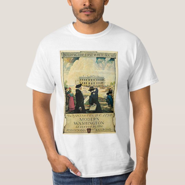 Camiseta Washington moderno (Anverso)