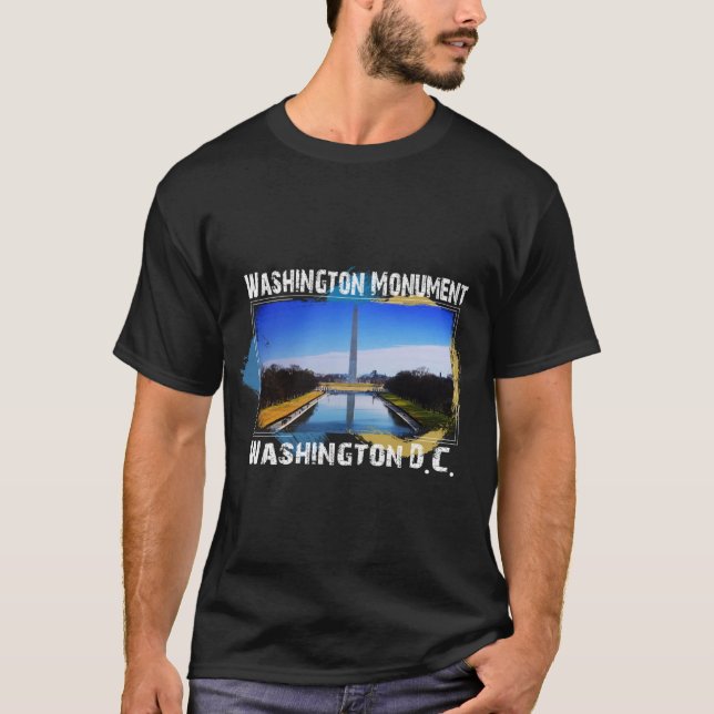 Camiseta Washington Monument, Washington DC T-shirt design (Anverso)