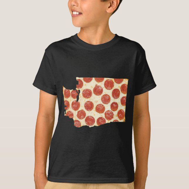CAMISETA WASHINGTON PIZZA PEPPERONI PIZZA STATE (Anverso)