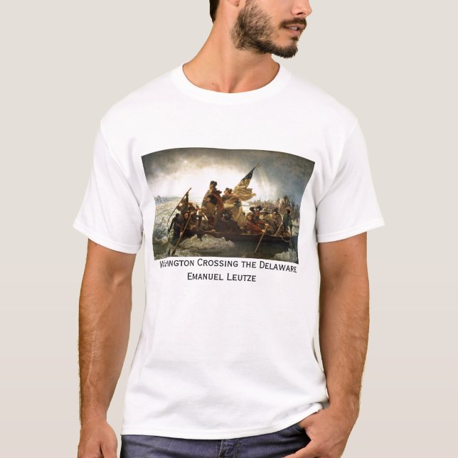 Camiseta Washington que cruza el Delaware (Anverso)