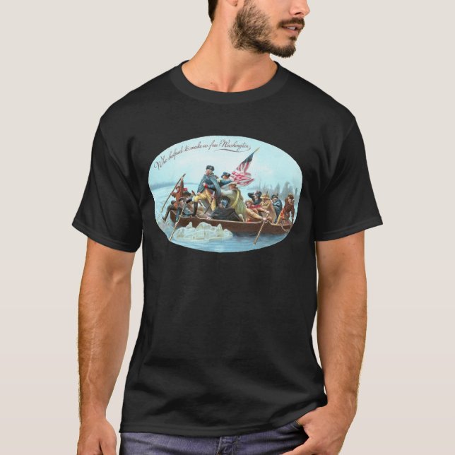 Camiseta Washington que cruza el Delaware (Anverso)