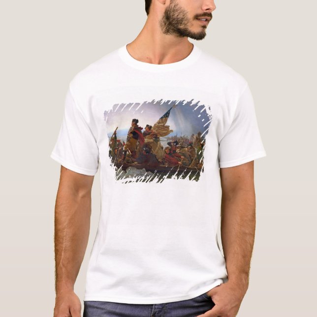 Camiseta Washington que cruza el río Delaware (Anverso)