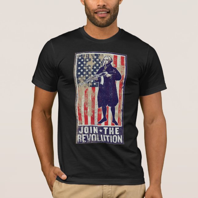 Camiseta Washington revolucionario (Anverso)