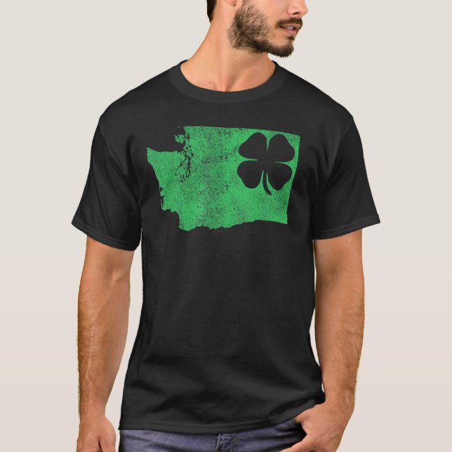 Camiseta Washington St Patrick S Day Shamrock C Irish (Anverso)