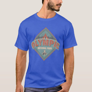 Camiseta Washington State National Park Vintage US Camping 