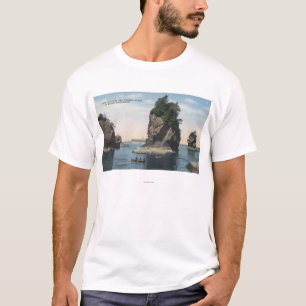 Camiseta Washington - vista de la adulación y de Tatoosh